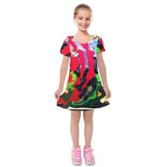 Faberge Chicken 1 3 Kids  Short Sleeve Velvet Dress by bestdesignintheworld