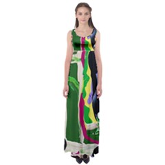 Mushroom,s Life Spin 1 3 Empire Waist Maxi Dress by bestdesignintheworld