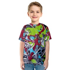 Pussy Butterfly 1 3 Kids  Sport Mesh Tee