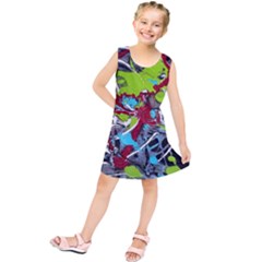 Pussy Butterfly 1 3 Kids  Tunic Dress