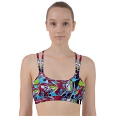 Pussy Butterfly 1 3 Line Them Up Sports Bra