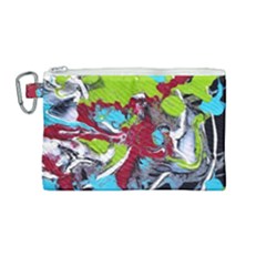 Pussy Butterfly 1 3 Canvas Cosmetic Bag (medium)