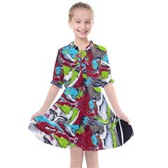 Pussy Butterfly 1 3 Kids  All Frills Chiffon Dress