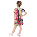 Speleology 1 3 Kids  Short Sleeve Velvet Dress View2