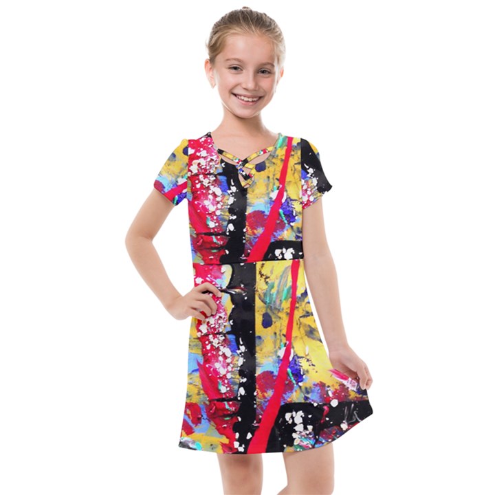 Speleology 1 3 Kids  Cross Web Dress