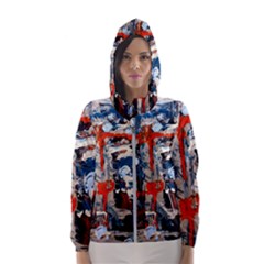 Slow Snow 1 1 Women s Hooded Windbreaker by bestdesignintheworld