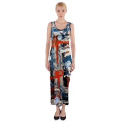 Slow Snow 1 1 Fitted Maxi Dress