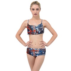 Slow Snow 1 1 Layered Top Bikini Set