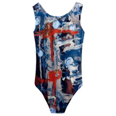 Slow Snow 1 1 Kids  Cut-out Back One Piece Swimsuit by bestdesignintheworld