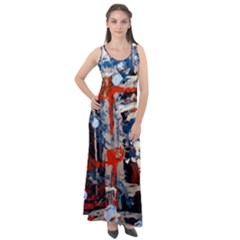 Slow Snow 1 1 Sleeveless Velour Maxi Dress