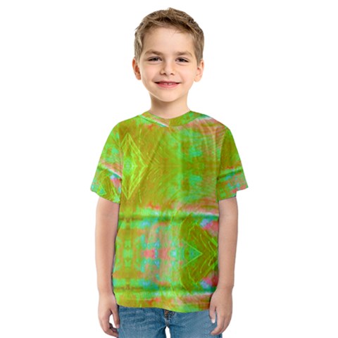 Tank Yellow  #scottfreeart N Green Purple Img 1589 Kids  Sport Mesh Tee by ScottFreeArt