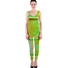 Tank Yellow  #scottfreeart N Green Purple Img 1589 One Piece Catsuit by ScottFreeArt