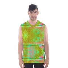 Tank Yellow  #scottfreeart N Green Purple Img 1589 Men s Basketball Tank Top by ScottFreeArt