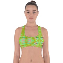 Tank Yellow  #scottfreeart N Green Purple Img 1589 Cross Back Hipster Bikini Top  by ScottFreeArt