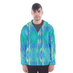 Tank Blue  #scottfreear T= N Green Purple Img 1589 Men s Hooded Windbreaker by ScottFreeArt