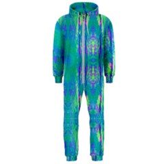 Tank Blue  #scottfreear T= N Green Purple Img 1589 Hooded Jumpsuit (men)  by ScottFreeArt