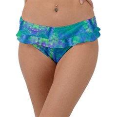 Tank Blue  #scottfreear T= N Green Purple Img 1589 Frill Bikini Bottom by ScottFreeArt