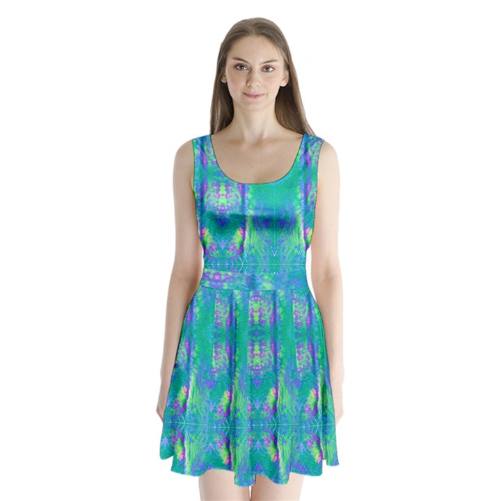 Tank Blue  #Scottfreear t= N Green Purple Img 1589 Split Back Mini Dress 