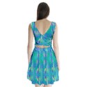 Tank Blue  #Scottfreear t= N Green Purple Img 1589 Split Back Mini Dress  View2