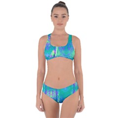 Tank Blue  #scottfreear T= N Green Purple Img 1589 Criss Cross Bikini Set by ScottFreeArt