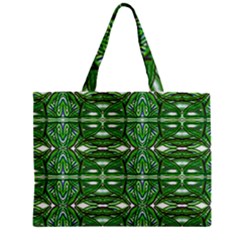 My Paint My Pallet Brocade Green Scarabs Zipper Mini Tote Bag by ScottFreeArt