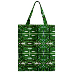 My Paint My Pallet Brocade Green Scarabs Zipper Classic Tote Bag by ScottFreeArt