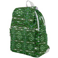 My Paint My Pallet Brocade Green Scarabs Top Flap Backpack by ScottFreeArt