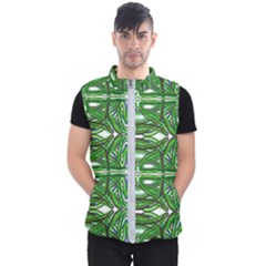 My Paint My Pallet Brocade Green Scarabs Men s Puffer Vest by ScottFreeArt