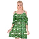 My Paint My Pallet Brocade Green SCARABS Cutout Spaghetti Strap Chiffon Dress View1