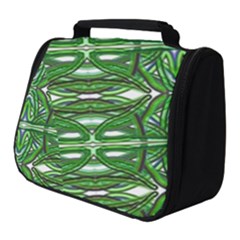 My Paint My Pallet Brocade Green Scarabs Full Print Travel Pouch (small) by ScottFreeArt