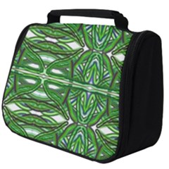 My Paint My Pallet Brocade Green Scarabs Full Print Travel Pouch (big) by ScottFreeArt