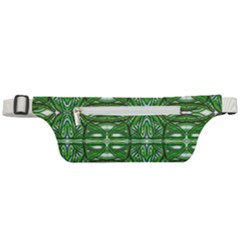 My Paint My Pallet Brocade Green Scarabs Active Waist Bag