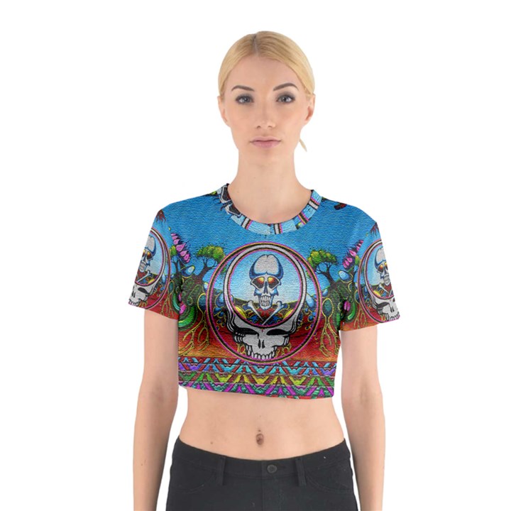 Grateful Dead Wallpapers Cotton Crop Top