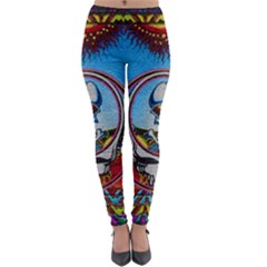 Grateful Dead Wallpapers Lightweight Velour Leggings by Sapixe