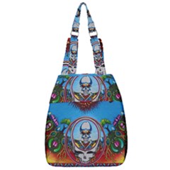 Grateful Dead Wallpapers Center Zip Backpack by Sapixe