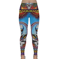 Grateful Dead Wallpapers Lightweight Velour Classic Yoga Leggings by Sapixe