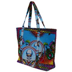 Grateful Dead Wallpapers Zip Up Canvas Bag by Sapixe