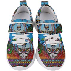 Grateful Dead Wallpapers Kids  Velcro Strap Shoes by Sapixe