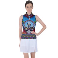 Grateful Dead Wallpapers Women s Sleeveless Polo Tee by Sapixe