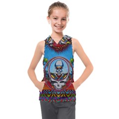 Grateful Dead Wallpapers Kids  Sleeveless Hoodie by Sapixe