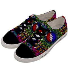 Grateful Dead Men s Low Top Canvas Sneakers by Sapixe