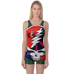 Grateful Dead One Piece Boyleg Swimsuit by Sapixe