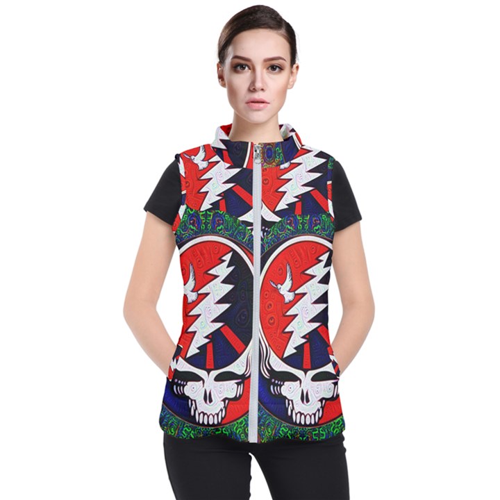 Grateful Dead Women s Puffer Vest