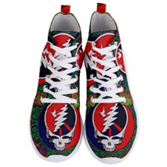 Grateful Dead Men s Lightweight High Top Sneakers by Sapixe