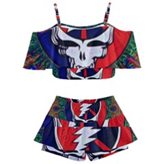 Grateful Dead Kids  Off Shoulder Skirt Bikini by Sapixe