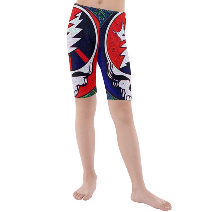 Grateful Dead Kids  Mid Length Swim Shorts