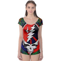 Grateful Dead Boyleg Leotard  by Sapixe