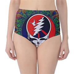 Grateful Dead Classic High-waist Bikini Bottoms by Sapixe