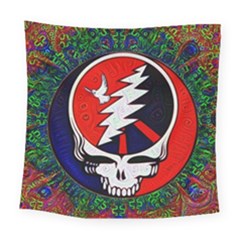 Grateful Dead Square Tapestry (large) by Sapixe