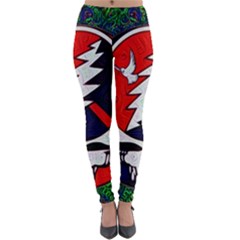 Grateful Dead Lightweight Velour Leggings by Sapixe